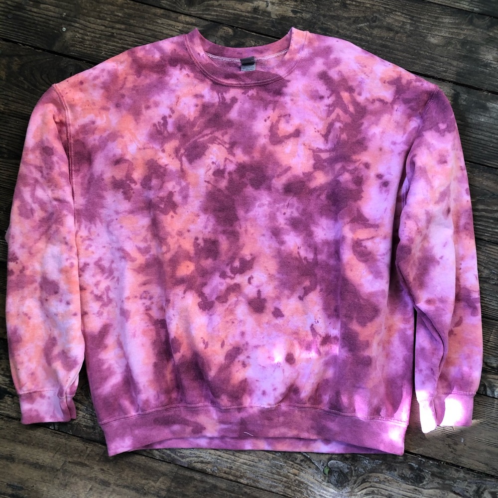 Citrus Berry tie dye sweatshirt
